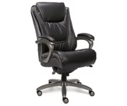 Baxter Black Big & Tall Bonded Leather Office Chair 13 Baxter Black Big & Tall Bonded Leather Office Chair -Storage supplies store 810590377 4