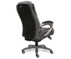 Baxter Black Big & Tall Bonded Leather Office Chair 14 Baxter Black Big & Tall Bonded Leather Office Chair -Storage supplies store 810590377 5