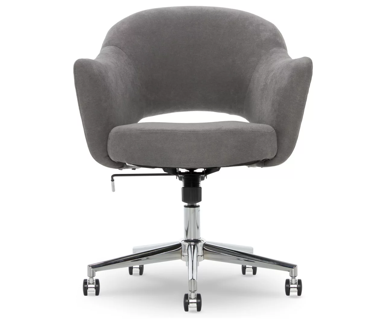 Valetta Gray Microfiber Office Chair 3 Valetta Gray Microfiber Office Chair