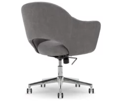 Valetta Gray Microfiber Office Chair 12 Valetta Gray Microfiber Office Chair -Storage supplies store 810590379 5