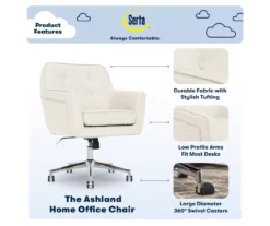Serta Ashland Fabric Office Chair -Storage supplies store 810590380 7