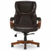 Conway Dark Brown Big & Tall Bonded Leather Office Chair 1 Conway Dark Brown Big & Tall Bonded Leather Office Chair -Storage supplies store 810590381 3