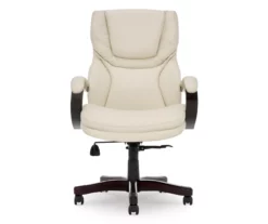 Conway Ivory Big & Tall Bonded Leather Office Chair