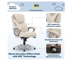 Serta Bryce Bonded Leather Office Chair 29 Serta Bryce Bonded Leather Office Chair -Storage supplies store 810590391 7