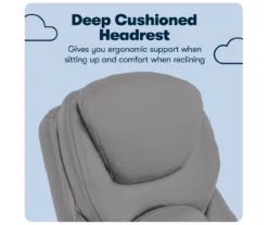 Claremont Gray Bonded Leather Office Chair -Storage supplies store 810590392 10