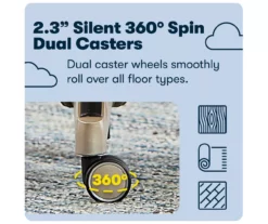 Claremont Gray Bonded Leather Office Chair -Storage supplies store 810590392 12