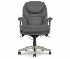 Claremont Gray Bonded Leather Office Chair