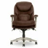 Claremont Chestnut Brown Bonded Leather Office Chair -Storage supplies store 810590393 3
