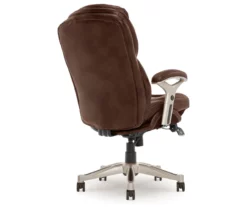 Claremont Chestnut Brown Bonded Leather Office Chair -Storage supplies store 810590393 5