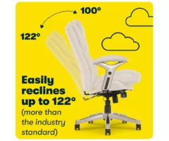 Serta Claremont Bonded Leather Office Chair -Storage supplies store 810590394 8 1