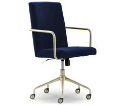 Giselle Velvet Office Chair -Storage supplies store 810590416 4