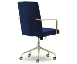 Giselle Velvet Office Chair -Storage supplies store 810590416 5