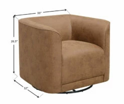 Saco Badlands Saddle Swivel Accent Chair 13 Saco Badlands Saddle Swivel Accent Chair -Storage supplies store 810590537 5 1