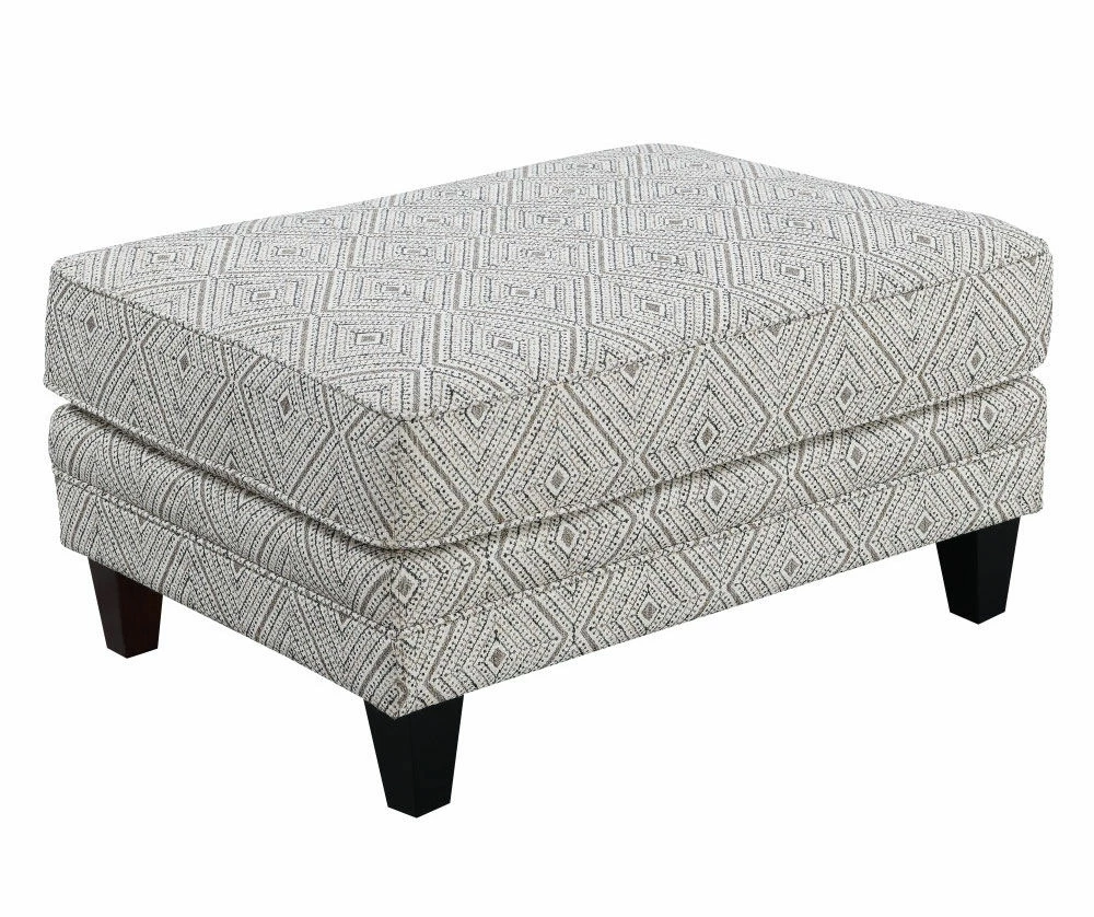 Gretna Diamond Sand Ottoman 4 Gretna Diamond Sand Ottoman - Image 2