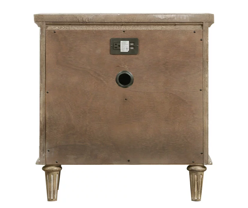 Windham 2-Drawer Nightstand With USB Charging 6 Windham 2-Drawer Nightstand With USB Charging - Image 4