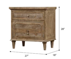 Windham 2-Drawer Nightstand With USB Charging 18 Windham 2-Drawer Nightstand With USB Charging -Storage supplies store 810591521 8