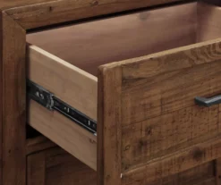 West Caramel 2-Drawer Nightstand -Storage supplies store 810591525 5