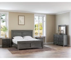 Topeka Warm Gray 3-Drawer Nightstand With USB Charging 16 Topeka Warm Gray 3-Drawer Nightstand With USB Charging -Storage supplies store 810591526