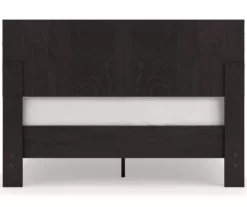Piperton Black Queen Panel Headboard -Storage supplies store 810591748 810591749 3 1
