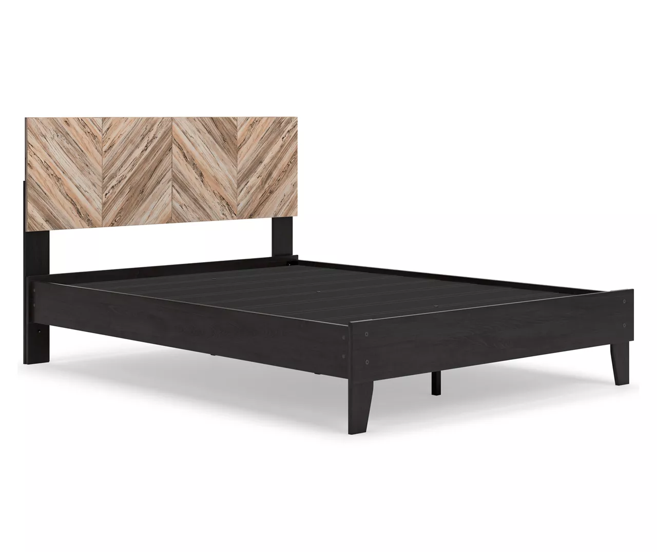 Piperton Black Queen Platform Bed Base 4 Piperton Black Queen Platform Bed Base - Image 2