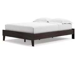 Piperton Black Queen Platform Bed Base 20 Piperton Black Queen Platform Bed Base -Storage supplies store 810591749 1