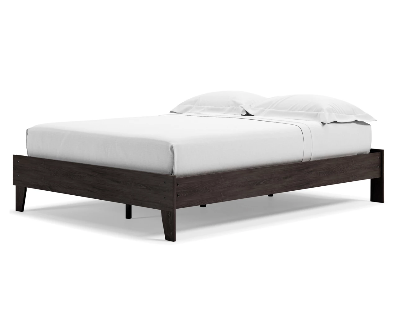 Piperton Black Queen Platform Bed Base 8 Piperton Black Queen Platform Bed Base - Image 6