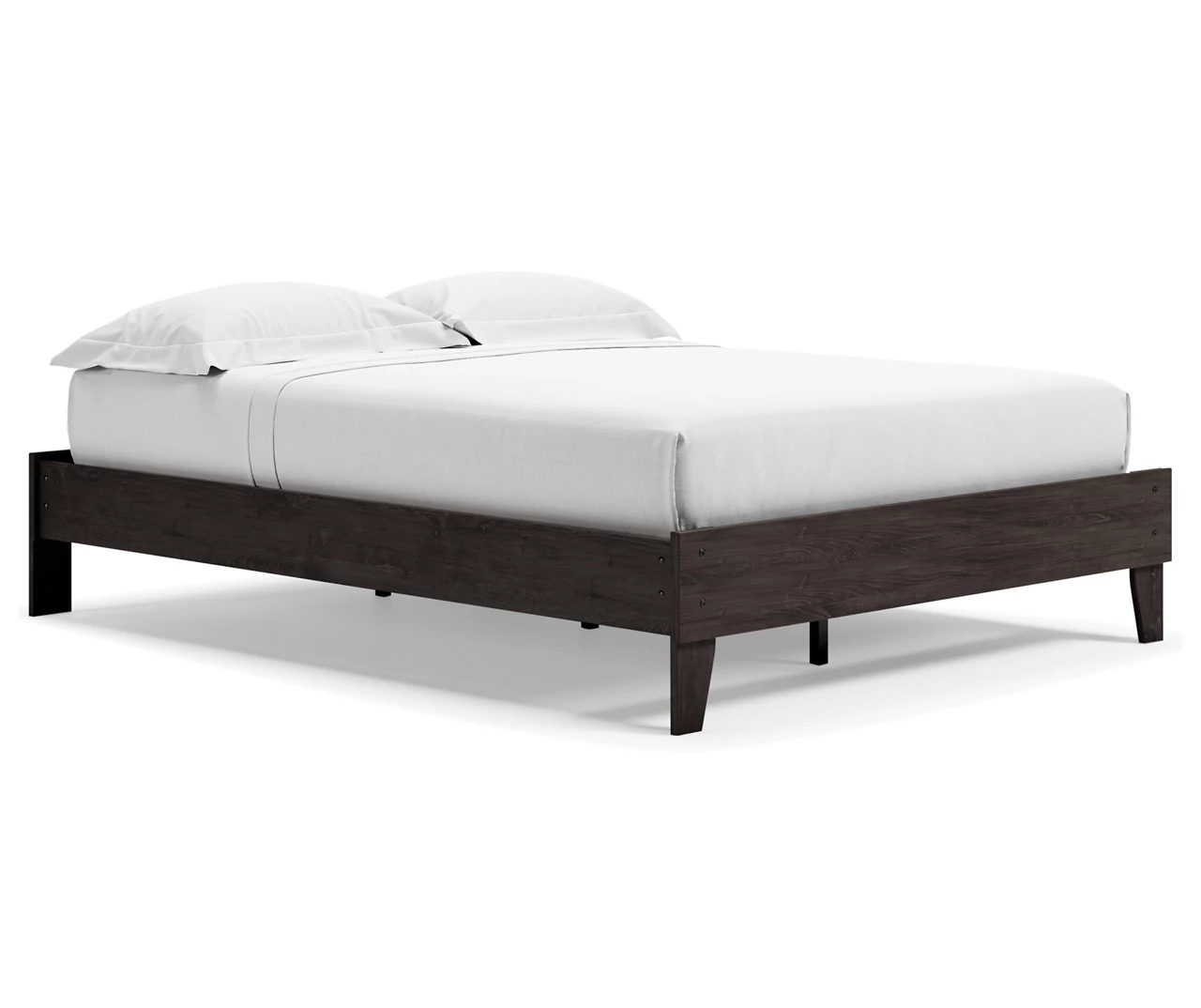 Piperton Black Queen Platform Bed Base 5 Piperton Black Queen Platform Bed Base - Image 3