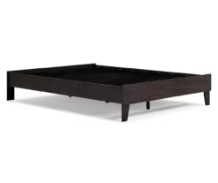 Piperton Black Queen Platform Bed Base 19 Piperton Black Queen Platform Bed Base -Storage supplies store 810591749 5