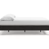 Piperton Black Queen Platform Bed Base