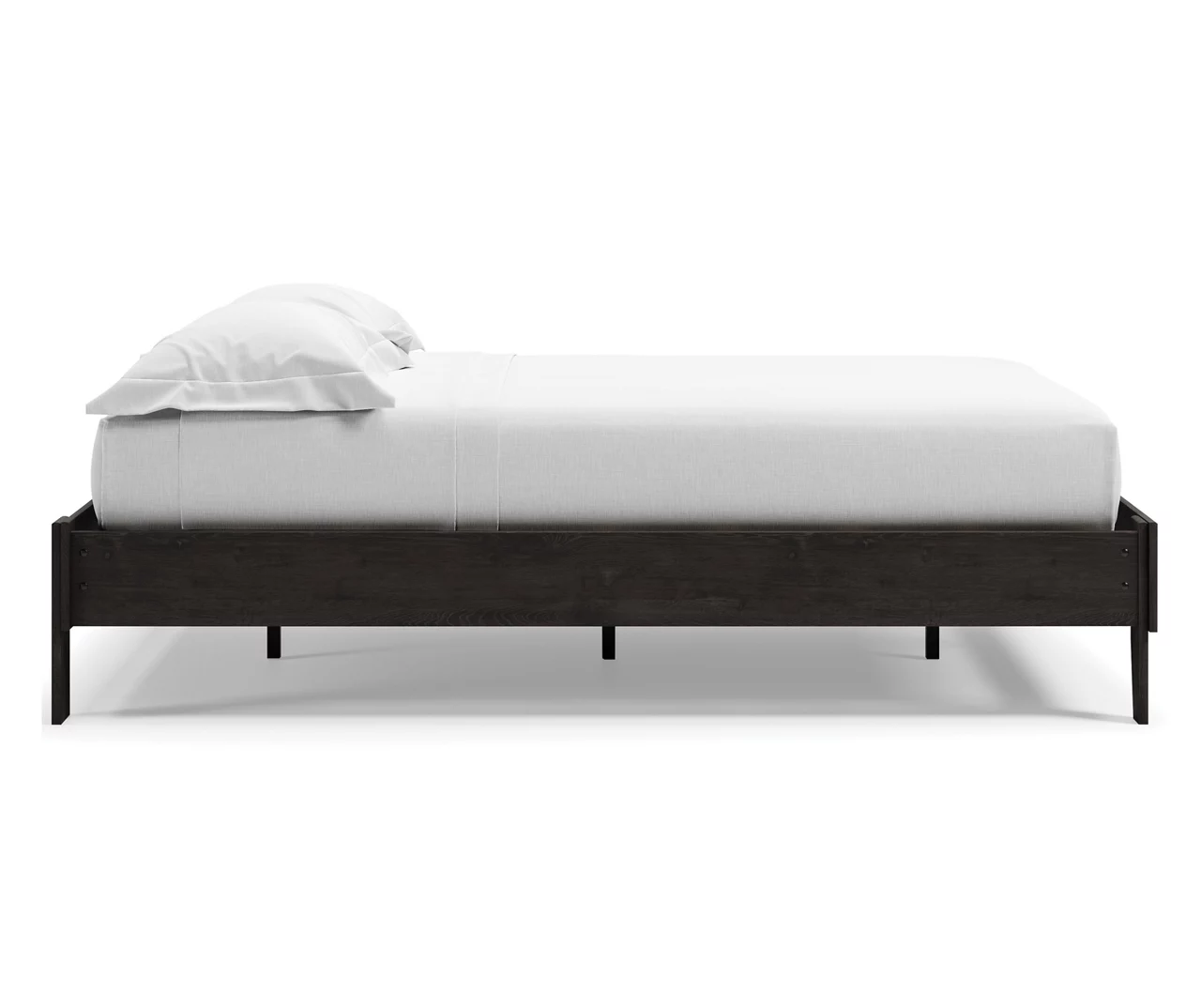Piperton Black Queen Platform Bed Base 3 Piperton Black Queen Platform Bed Base