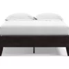 Piperton Black Full Platform Bed Base -Storage supplies store 810591751 4