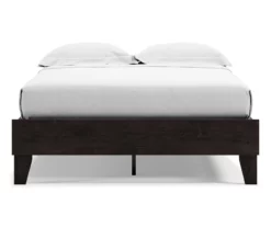 Piperton Black Full Platform Bed Base