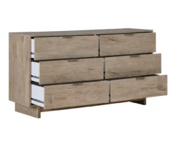Oliah 6-Drawer Dresser 9 Oliah 6-Drawer Dresser -Storage supplies store 810591814 3