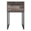 Neilsville Gray Nightstand 1 Neilsville Gray Nightstand -Storage supplies store 810591820 5 1