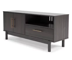 59" Brymont Dark Gray TV Stand -Storage supplies store 810592174 1