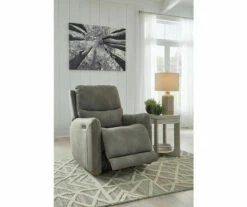 Signature Design By Ashley Next-Gen Durapella Zero Wall Power Recliner -Storage supplies store 810594448 8 1