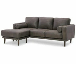 Signature Design By Ashley Arroyo Faux Leather Sofa Chaise -Storage supplies store 810594573 1
