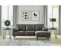 Signature Design By Ashley Arroyo Faux Leather Sofa Chaise -Storage supplies store 810594573 7