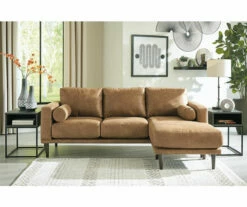 Signature Design By Ashley Arroyo Faux Leather Sofa Chaise -Storage supplies store 810594574 6 1