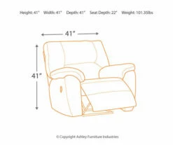 Tambo Pewter Faux Leather Rocker Recliner -Storage supplies store 810594596 11