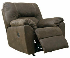 Tambo Canyon Faux Leather Rocker Recliner -Storage supplies store 810594610 3