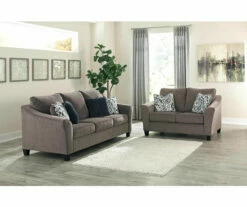 Nemoli Slate Loveseat -Storage supplies store 810594618 810594619