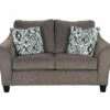Nemoli Slate Loveseat -Storage supplies store 810594619 3
