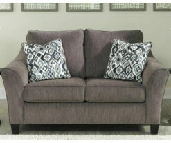 Nemoli Slate Loveseat -Storage supplies store 810594619 4