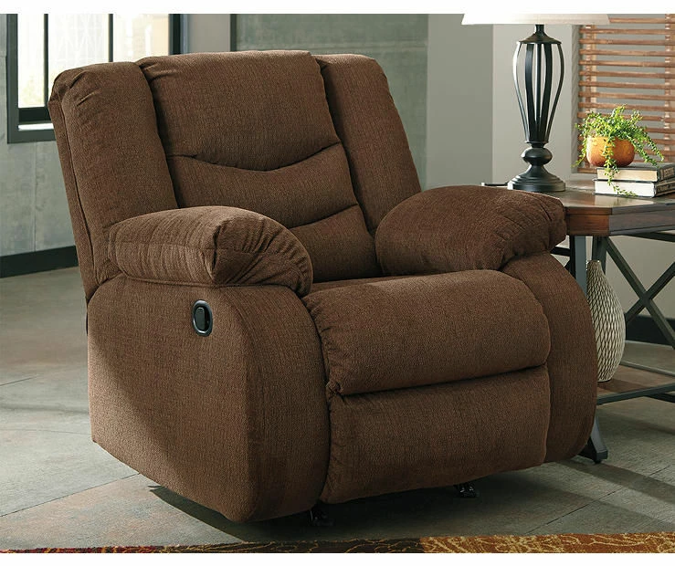 Tulen Chocolate Rocker Recliner 4 Tulen Chocolate Rocker Recliner - Image 2