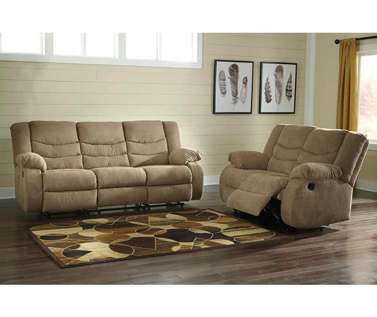Tulen Mocha Reclining Sofa 4 Tulen Mocha Reclining Sofa - Image 2