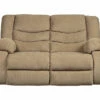 Tulen Mocha Reclining Loveseat -Storage supplies store 810594629