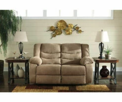 Tulen Mocha Reclining Loveseat -Storage supplies store 810594629 3 1