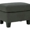 Bayonne Charcoal Ottoman -Storage supplies store 810594661