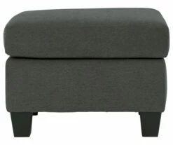 Bayonne Charcoal Ottoman 9 Bayonne Charcoal Ottoman -Storage supplies store 810594661 2